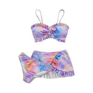 Colorful Tie-Dye Bikini Set